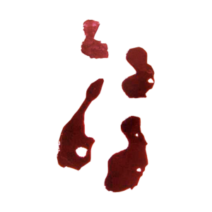 Fake Blood Resin - Foot Prints